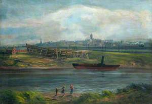 Tommy Seath's Boatyard, 1890