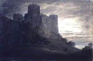 Harlech Castle by Moonlight