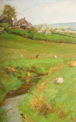 Springtime, Haracles Hall Field, Rudyard