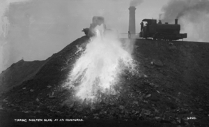 Tipping Molten Slag at an Ironworks, B.220