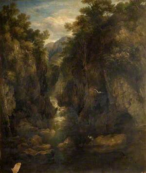 Mountain Solitude, a Scene on the Conway