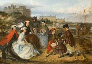Victorian Family at the Seaside