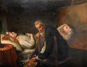 Tintoretto Painting His Dead Daughter