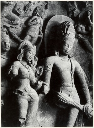 Sculpture from Elephanta Caves near Bombay