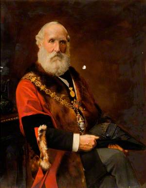 Alderman Richard Williams (d.1909), JP, Honorary Freeman of the Borough of Wednesbury Corporation (1899)