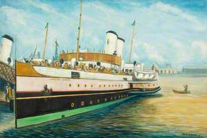 Paddle Steamer 'Cardiff Queen', 1964