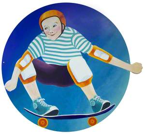 Boy on a Skateboard