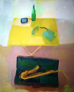 Yellow Table/Saxophone