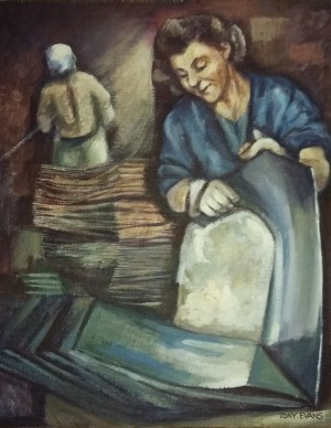 Two Women at Work in a Factory*