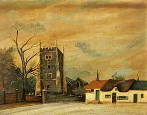 St Woolos Church and the Old 'Six Bells' Inn