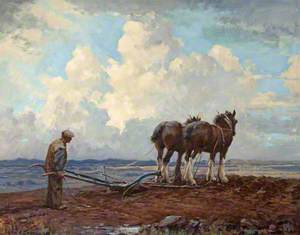 Ploughing in Strathmore