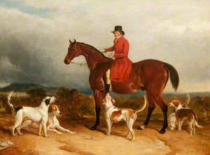 William Phillips of Risca Manor, Monmouthshire, with Hounds