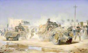 B Squadron, 1st The Queen's Dragoon Guards at Safwan, Iraq
