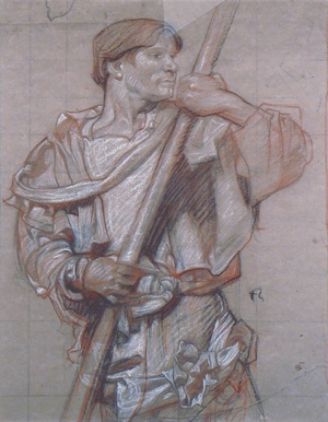 Gondolier – Study for 'The Opening of the Strife between the Skinners and the Merchant Taylors'