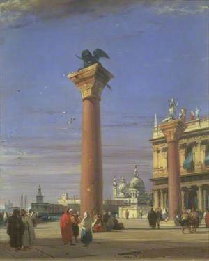 View of the Piazzetta near the Square of St Mark, Venice
