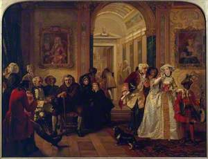 Doctor Johnson in the Ante-Room of the Lord Chesterfield Waiting for an Audience, 1748
