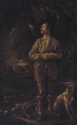 The Woodman and his Dog in a Storm