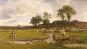 Sheep-Washing in Sussex
