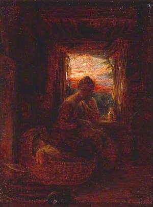Study for 'Interior of an English Cottage'