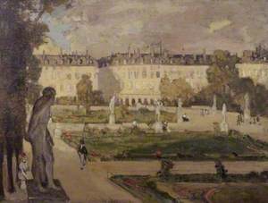 The Tuileries Gardens and the Rue de Rivoli