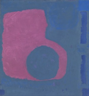 Purple Shape in Blue