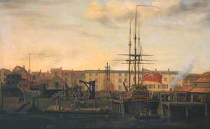 A Dockyard at Wapping