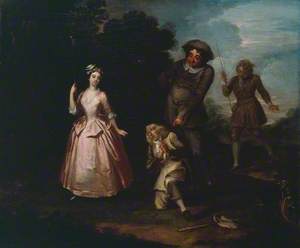 Phillida Rejecting Mopsus and Cimon: A Scene from Colley Cibber's 'Damon and Phillida'