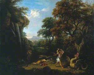 A Landscape with the Story of Cadmus Killing the Dragon