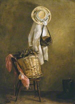 Still Life of a Basket on a Chair
