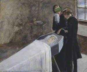 The Artist Attending the Mourning of a Young Girl