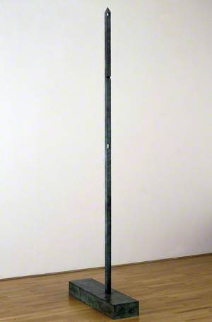 Tall Obelisk with Two Holes and a Notch