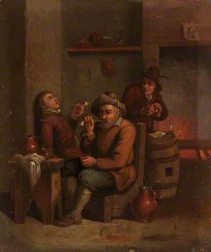 Peasants Smoking in an Inn