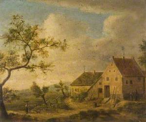 Dutch Cottages and Figures