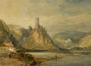 Lake Scene with Castle