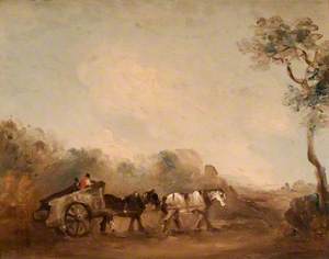 Landscape with Horses and Cart