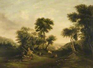 A Landscape with Figures and Cattle