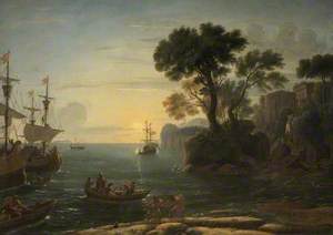 Coast Scene with the Landing of Aeneas in Latium
