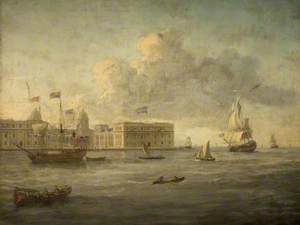 Greenwich Hospital off Which Lies the Royal Yacht
