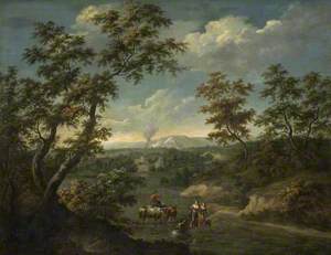 Landscape with Peasants and Cows