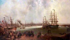 The Opening of Tyne Dock
