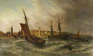 Sunderland Harbour in 1854