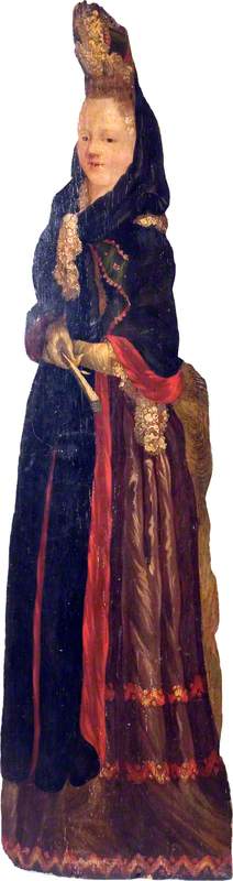 Woman with a Tall Head-Dress
