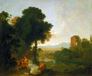 Classical Landscape with Venus and Adonis