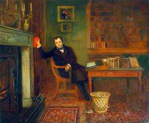 John Forster (1812–1876), in His Library