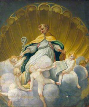 Saint Hilary Surrounded by Angels