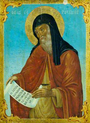 Icon with Saint Gerasimos