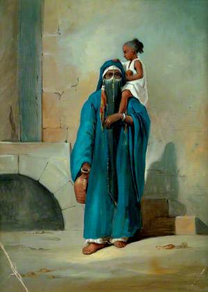An Egyptian Fellahah with Her Child