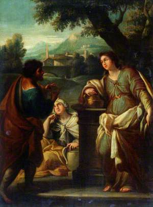 Eliezer and Rebekah at the Well