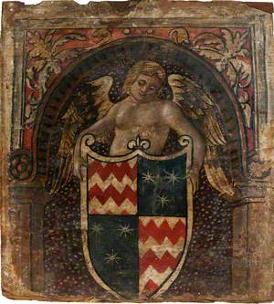 A Cupid with a Coat of Arms