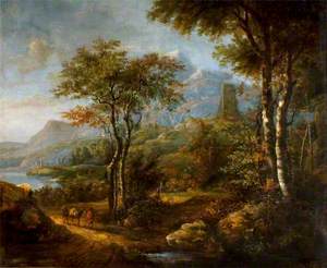 Landscape with Mountains in the Distance
